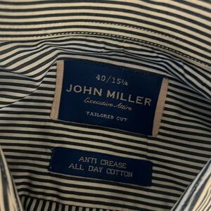 John Miller button down Size 15 1/4